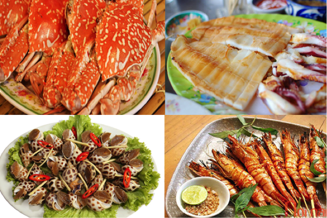 các món ăn ngon ở minh châu quan lạn